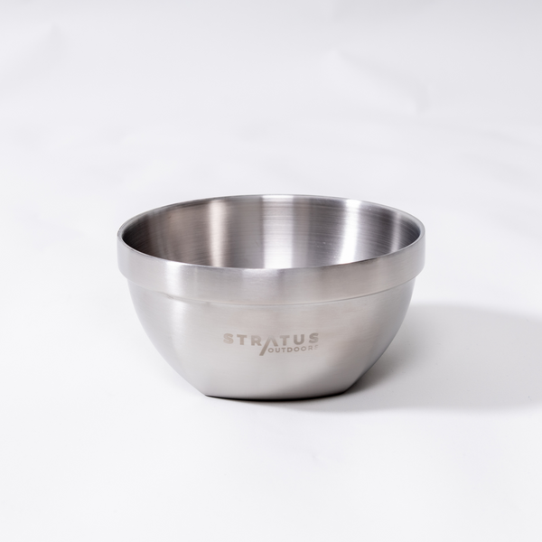 Studio product shot of double walled bowls with clean white background.